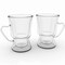 Double Wall Glass Mugs, Set of 2, 8 Oz Coffee Mug, Heat Resistant